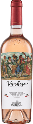 21,95 € Kostenloser Versand | Roséwein Château Purcari Vinohora Republik Moldau Pinot Gris — Grauburgunder 75 cl