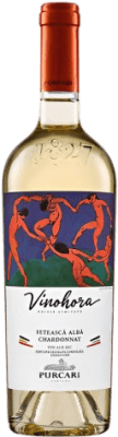 19,95 € Envio grátis | Vinho branco Château Purcari Vinohora Blanco Moldávia, República Chardonnay Garrafa 75 cl