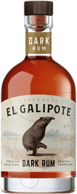 18,95 € Envío gratis | Ron El Galipote Dark Rum Lituania Botella 70 cl