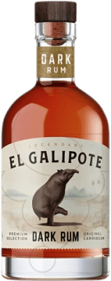 18,95 € Free Shipping | Rum El Galipote Dark Lithuania 70 cl