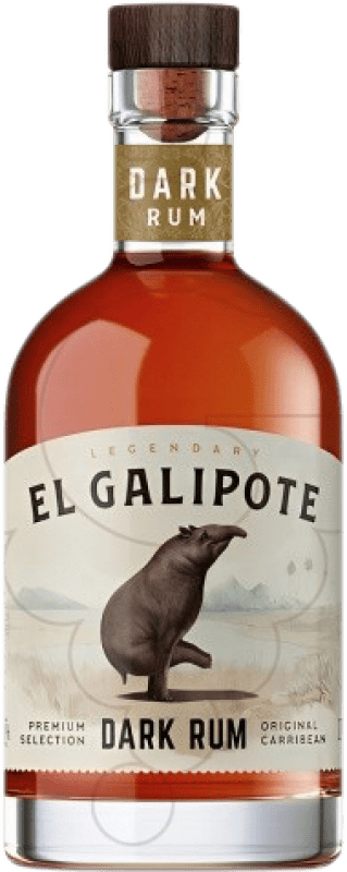 18,95 € 送料無料 | ラム El Galipote Dark — ダーク リトアニア 70 cl