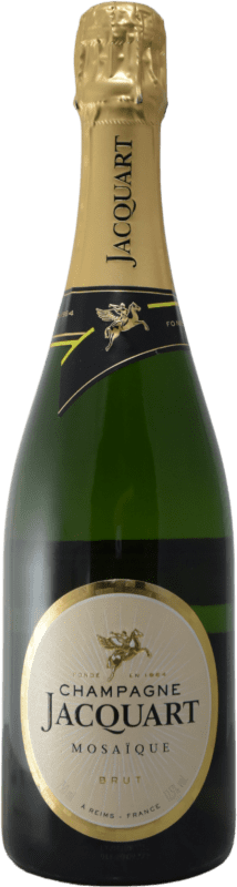 11,95 € Free Shipping | White sparkling Jacquart Mosaique Brut Grand Reserve A.O.C. Champagne Champagne France Half Bottle 37 cl