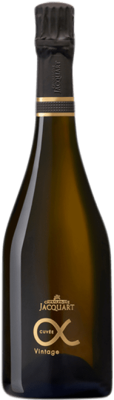 104,95 € Envoi gratuit | Vin Mousseux Blanc Jacquart Alpha Brut Cuvée Grande Réserve A.O.C. Champagne Champagne France Bouteille 75 cl