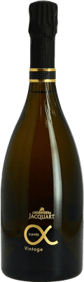 209,95 € Бесплатная доставка | Белое игристое вино Jacquart Alpha Brut — брют Cuvée Гран Резерва A.O.C. Champagne шампанское Франция Бутылка Магнум 1,5 L