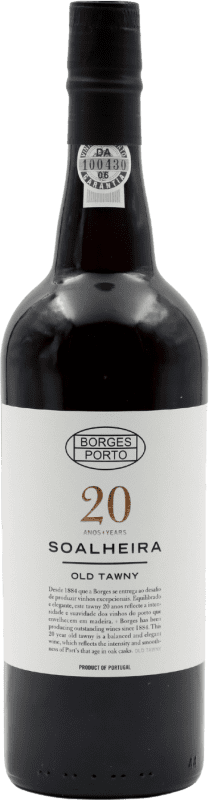 37,95 € Kostenloser Versand | Verstärkter Wein Borges Soalheira I.G. Porto Porto Portugal 20 Jahre Flasche 75 cl