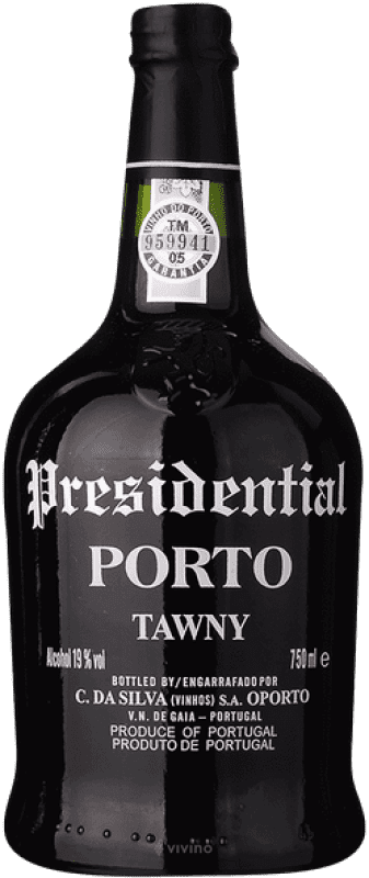 12,95 € Бесплатная доставка | Крепленое вино C. da Silva Presidential Tawny Резерв I.G. Porto порто Португалия бутылка 75 cl
