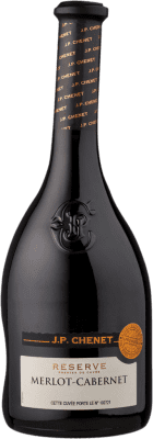 11,95 € Бесплатная доставка | Красное вино JP. Chenet Merlot-Cabernet Резерв I.G.P. Vin de Pays d'Oc Лангедок-Руссильон Франция Merlot, Cabernet бутылка 75 cl