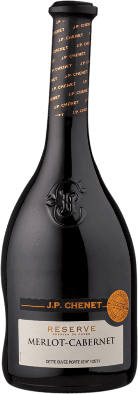 12,95 € Kostenloser Versand | Rotwein JP Chenet Merlot Cabernet Reserve — Gereift I.G.P. Vin de Pays d'Oc Languedoc-Roussillon Frankreich Merlot, Cabernet Sauvignon 75 cl