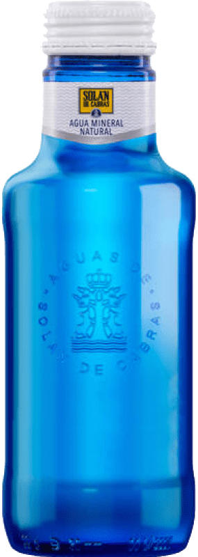 29,95 € Kostenloser Versand | 24 Einheiten Box Wasser Solán de Cabras Vidrio Kastilien und León Spanien Drittel-Liter-Flasche 33 cl