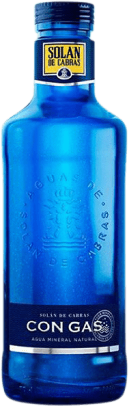 35,95 € Envoi gratuit | Boîte de 24 unités Eau Solán de Cabras Gas Castille et Leon Espagne Bouteille Tiers 33 cl