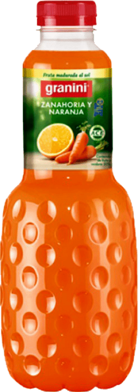 22,95 € Spedizione Gratuita | Scatola da 6 unità Bibite Granini Spagna 1 L ACE Multifrutas — ACE Multifrutta, Naranja — Arancia, Zanahoria — Carota