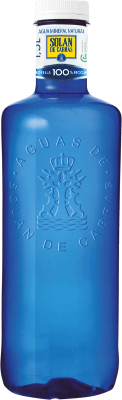 8,95 € Free Shipping | 6 units box Water Solán de Cabras PET Castilla y León Spain Special Bottle 1,5 L