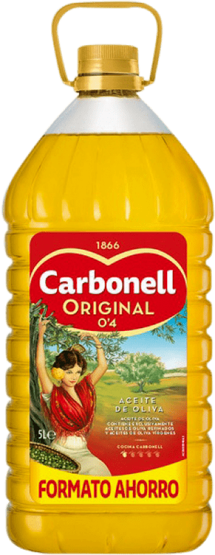 64,95 € Бесплатная доставка | Оливковое масло Carbonell Suave Profesional Андалусия Испания Графин 5 L