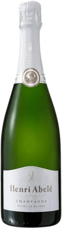 72,95 € Kostenloser Versand | Weißer Sekt Henri Abelé Blanc de Blancs A.O.C. Champagne Champagner Frankreich Flasche 75 cl