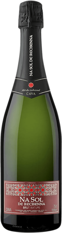 7,95 € Free Shipping | White Sparkling Wine Na Sol de Rechena Semiseco — Semi Dry D.O. Utiel-Requena Valencian Community Spain Bottle 75 cl