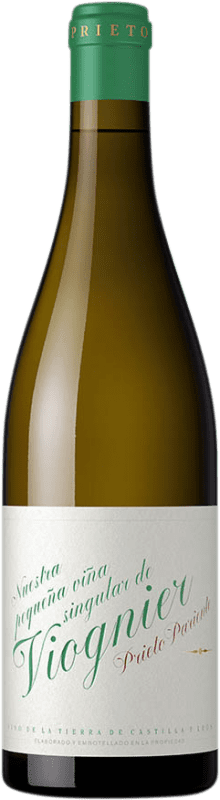 16,95 € Бесплатная доставка | Белое вино Prieto Pariente 6 Meses старения I.G.P. Vino de la Tierra de Castilla y León Кастилия-Леон Испания Viognier бутылка 75 cl