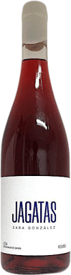10,95 € Spedizione Gratuita | Vino rosato Sara González Jagatas Rosado D.O. Tierra de León Castilla y León Spagna Prieto Picudo Bottiglia 75 cl