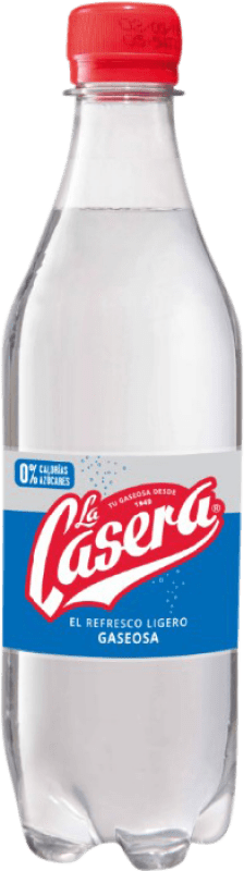 16,95 € Envío gratis | Caja de 12 unidades Refrescos La Casera Gaseosa España Botella Medium 50 cl PET