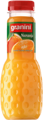 19,95 € 免费送货 | 盒装12个 饮料和搅拌机 Granini Naranja PET 西班牙 三分之一升瓶 33 cl