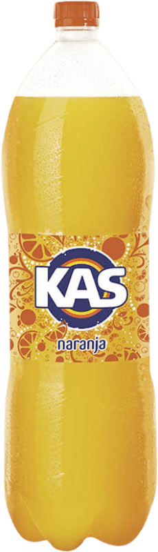 22,95 € 送料無料 | 6個入りボックス ソフトドリンク Kas スペイン スペシャルボトル 2 L PET — ペット Naranja — オレンジ