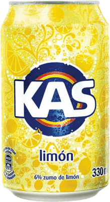28,95 € Free Shipping | 24 units box Soft Drinks & Mixers Kas Limón Spain Can 33 cl