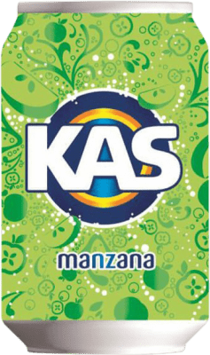 Boissons et Mixers Boîte de 24 unités Kas Manzana 33 cl