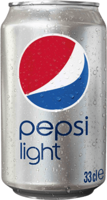 18,95 € Free Shipping | 24 units box Soft Drinks & Mixers Pepsi Light Spain Can 33 cl