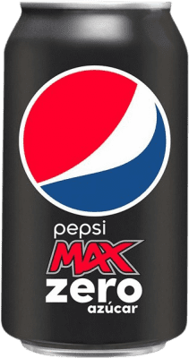 32,95 € Envío gratis | Caja de 24 unidades Refrescos Pepsi Max Zero España Lata 33 cl