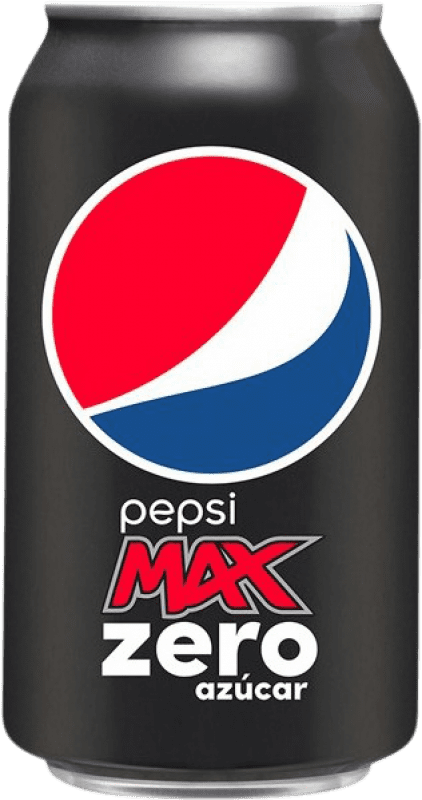 32,95 € Free Shipping | 24 units box Soft Drinks Pepsi Max Zero Spain Can 33 cl