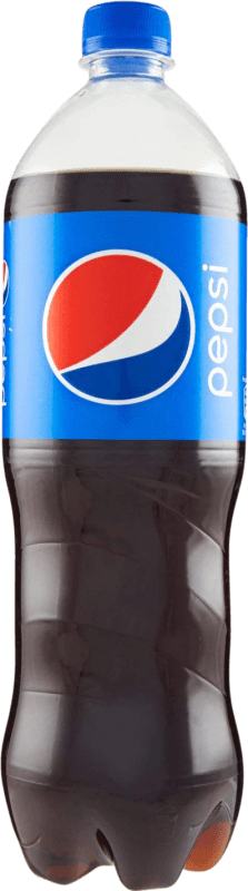 48,95 € Free Shipping | 12 units box Soft Drinks & Mixers Pepsi PET Spain Bottle 1 L