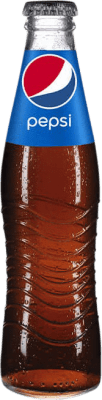 32,95 € Бесплатная доставка | Коробка из 24 единиц Напитки и миксеры Pepsi Vidrio RET Испания треть литровая бутылка 35 cl