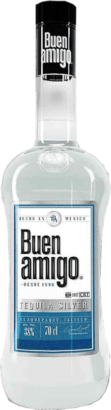 18,95 € Kostenloser Versand | Tequila Licor 43 Buen Amigo Silver Mexiko Flasche 70 cl
