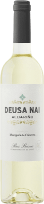 17,95 € Envoi gratuit | Vin blanc Marqués de Cáceres Deusa Nai Blanco D.O. Rías Baixas Galice Espagne Albariño Bouteille 75 cl