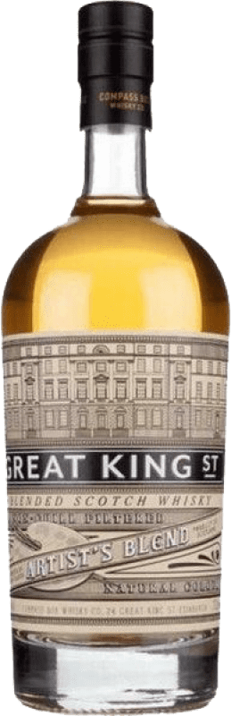 23,95 € Envío gratis | Whisky Blended Compass Box Great King Street Artist's Reino Unido 70 cl
