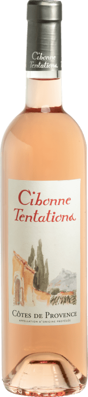 18,95 € Бесплатная доставка | Розовое вино Clos Cibonne Tentations Crianza — Крианса A.O.C. Côtes de Provence Прованс Франция Syrah — Сира, Garnacha — Гренаш, Cinsault — Сансо, Tibouren — Тибурен 75 cl