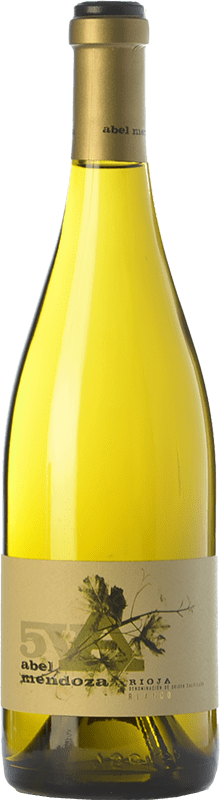 56,95 € Бесплатная доставка | Белое вино Abel Mendoza 5V D.O.Ca. Rioja Ла-Риоха Испания Viura, Malvasía, Grenache White бутылка 75 cl