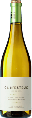 9,95 € Envío gratis | Vino Blanco Ca N'Estruc D.O. Catalunya Cataluña España Garnacha, Macabeo, Xarel·lo 75 cl