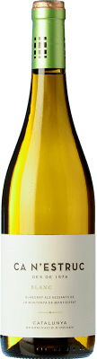 8,95 € Kostenloser Versand | Weißwein Ca N'Estruc Blanc D.O. Catalunya Katalonien Spanien Grenache Weiß, Macabeo, Xarel·lo Flasche 75 cl