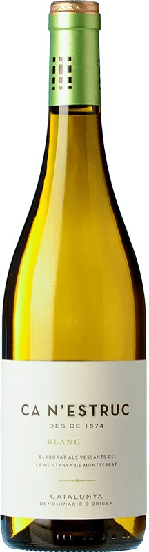 9,95 € Free Shipping | White Wine Ca N'Estruc D.O. Catalunya Catalonia Spain Garnacha — Grenache, Macabeo, Xarel·lo Bottle 75 cl