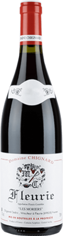 26,95 € Бесплатная доставка | Красное вино Domaine Chignard Les Moriers A.O.C. Fleurie Beaujolais Франция Gamay бутылка 75 cl