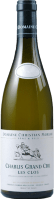 106,95 € Envío gratis | Vino blanco Domaine Christian Moreau Les Clos A.O.C. Chablis Grand Cru Borgoña Francia Chardonnay Botella 75 cl