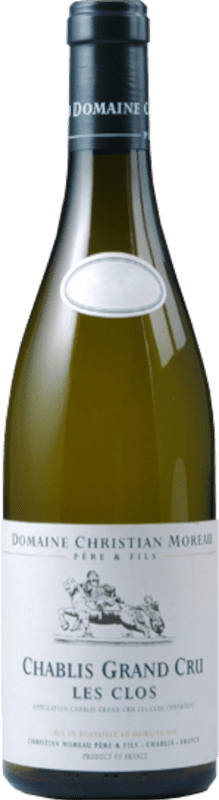 111,95 € Spedizione Gratuita | Vino bianco Domaine Christian Moreau Les Clos A.O.C. Chablis Grand Cru Borgogna Francia Chardonnay Bottiglia 75 cl
