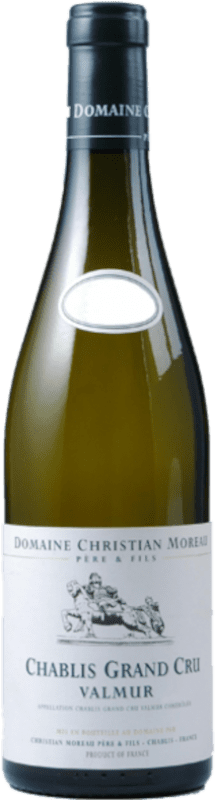 103,95 € Envío gratis | Vino blanco Domaine Christian Moreau Valmur A.O.C. Chablis Grand Cru Borgoña Francia Chardonnay Botella 75 cl