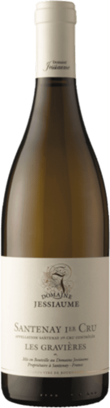 76,95 € Envio grátis | Vinho branco Domaine Jessiaume Les Gravières Blanc Premier Cru A.O.C. Santenay Borgonha França Chardonnay Garrafa 75 cl