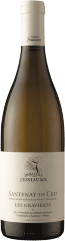 76,95 € Spedizione Gratuita | Vino bianco Domaine Jessiaume Les Gravières Blanc Premier Cru A.O.C. Santenay Borgogna Francia Chardonnay Bottiglia 75 cl