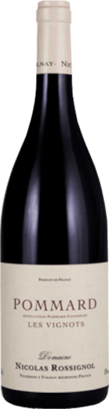 99,95 € 免费送货 | 红酒 Domaine Nicolas Rossignol Les Vignots A.O.C. Pommard 勃艮第 法国 Pinot Black 瓶子 75 cl