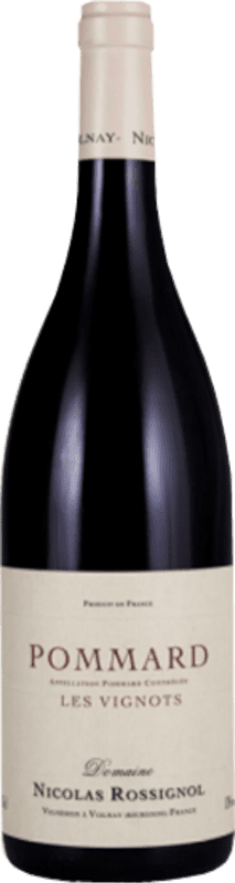 104,95 € Free Shipping | Red wine Nicolas Rossignol Les Vignots A.O.C. Pommard Burgundy France Pinot Black Bottle 75 cl