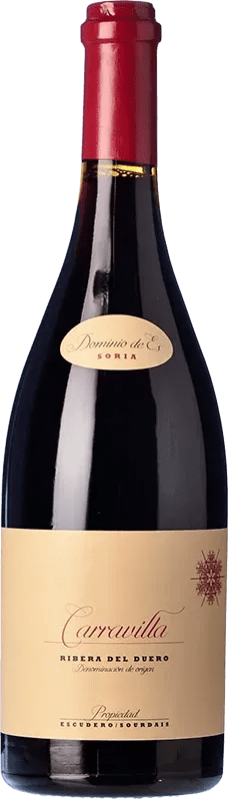 594,95 € Free Shipping | Red wine Dominio de Es Carravilla D.O. Ribera del Duero Castilla y León Spain Tempranillo, Albillo Bottle 75 cl