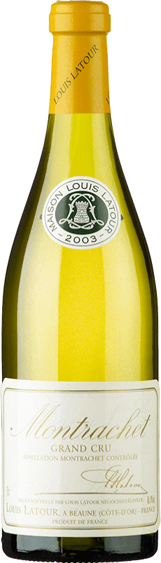 1 168,95 € Envio grátis | Vinho branco Louis Latour A.O.C. Montrachet Borgonha França Chardonnay Garrafa 75 cl