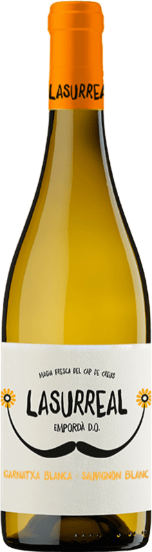 11,95 € Бесплатная доставка | Белое вино Wineissocial Lasurreal Garnatxa Blanca Sauvignon D.O. Empordà Каталония Испания Garnacha — Гренаш, Sauvignon — Совиньон 75 cl